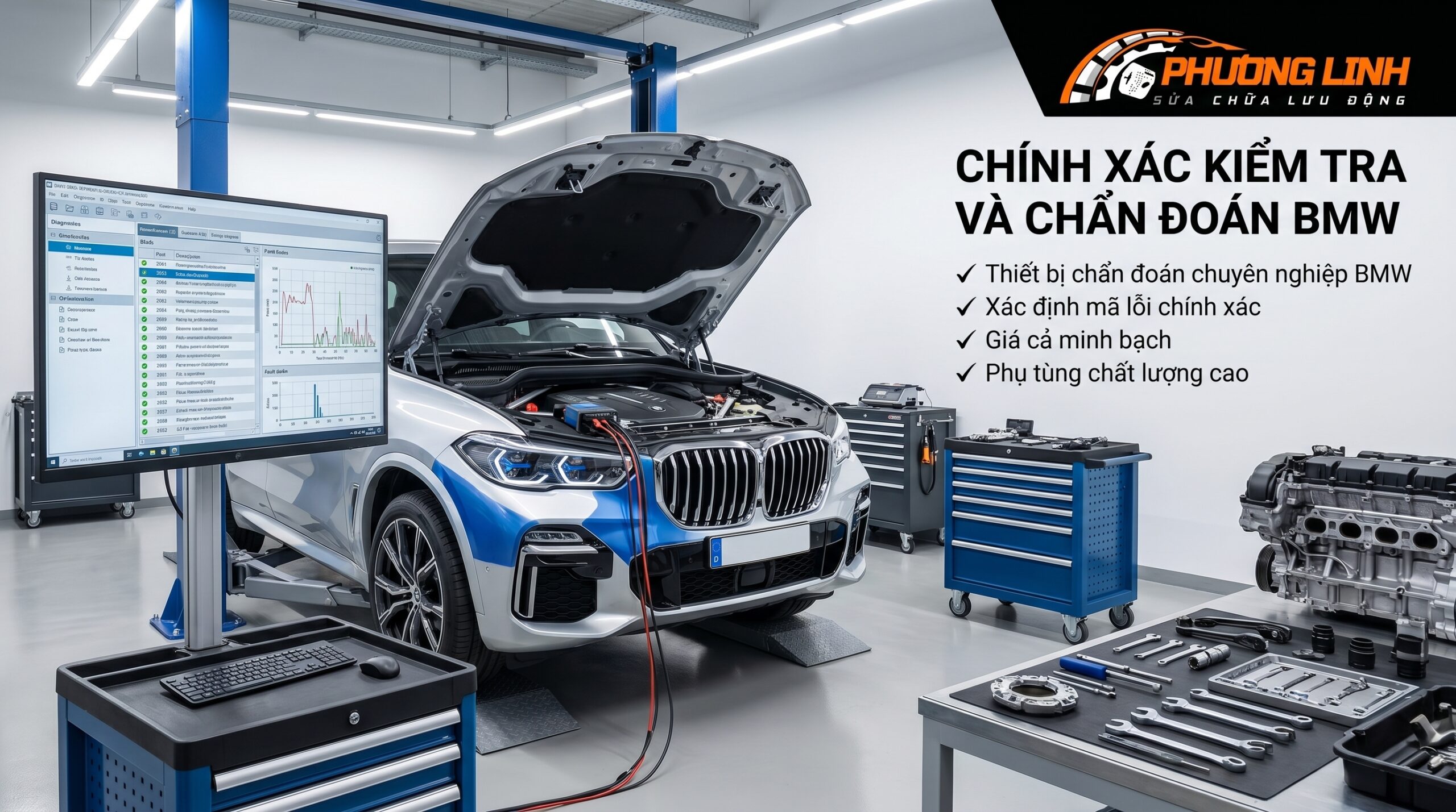 Garage Chuyên BMW Tại Thủ Đức - Garage Phương Linh